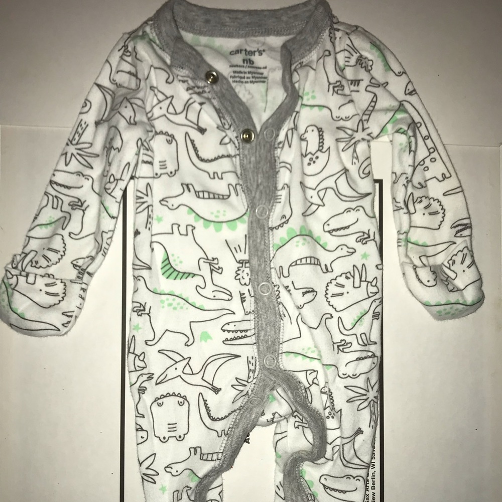 Newborn pajama one piece